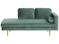 Right-Hand Chaise Lounge MIRAMAS Velvet Mint Green