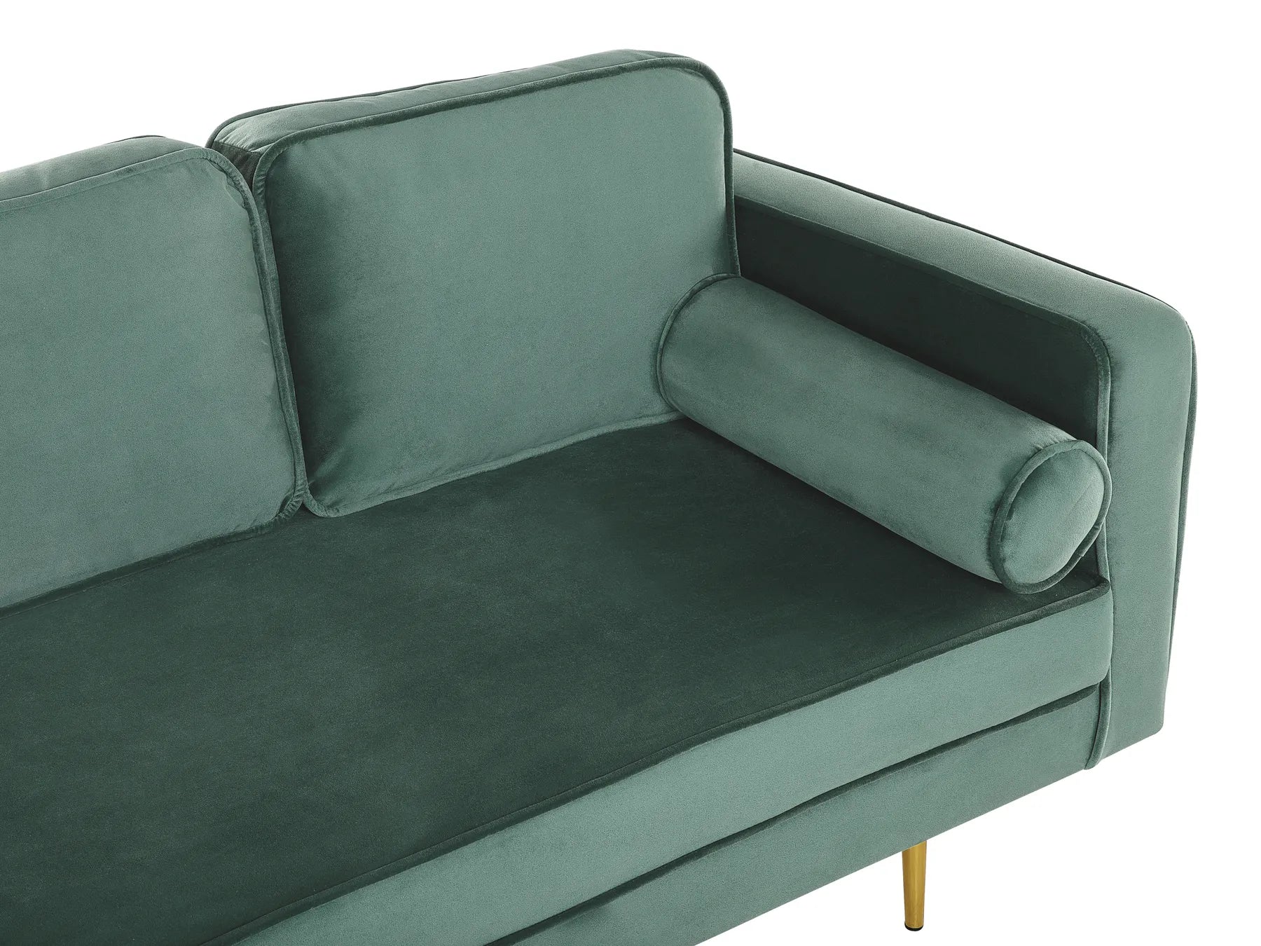 Right-Hand Chaise Lounge MIRAMAS Velvet Mint Green