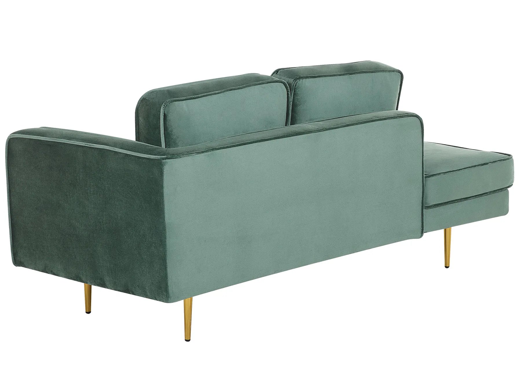 Right-Hand Chaise Lounge MIRAMAS Velvet Mint Green