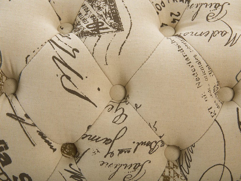 Right-Hand Chaise Lounge NIMES Fabric Beige