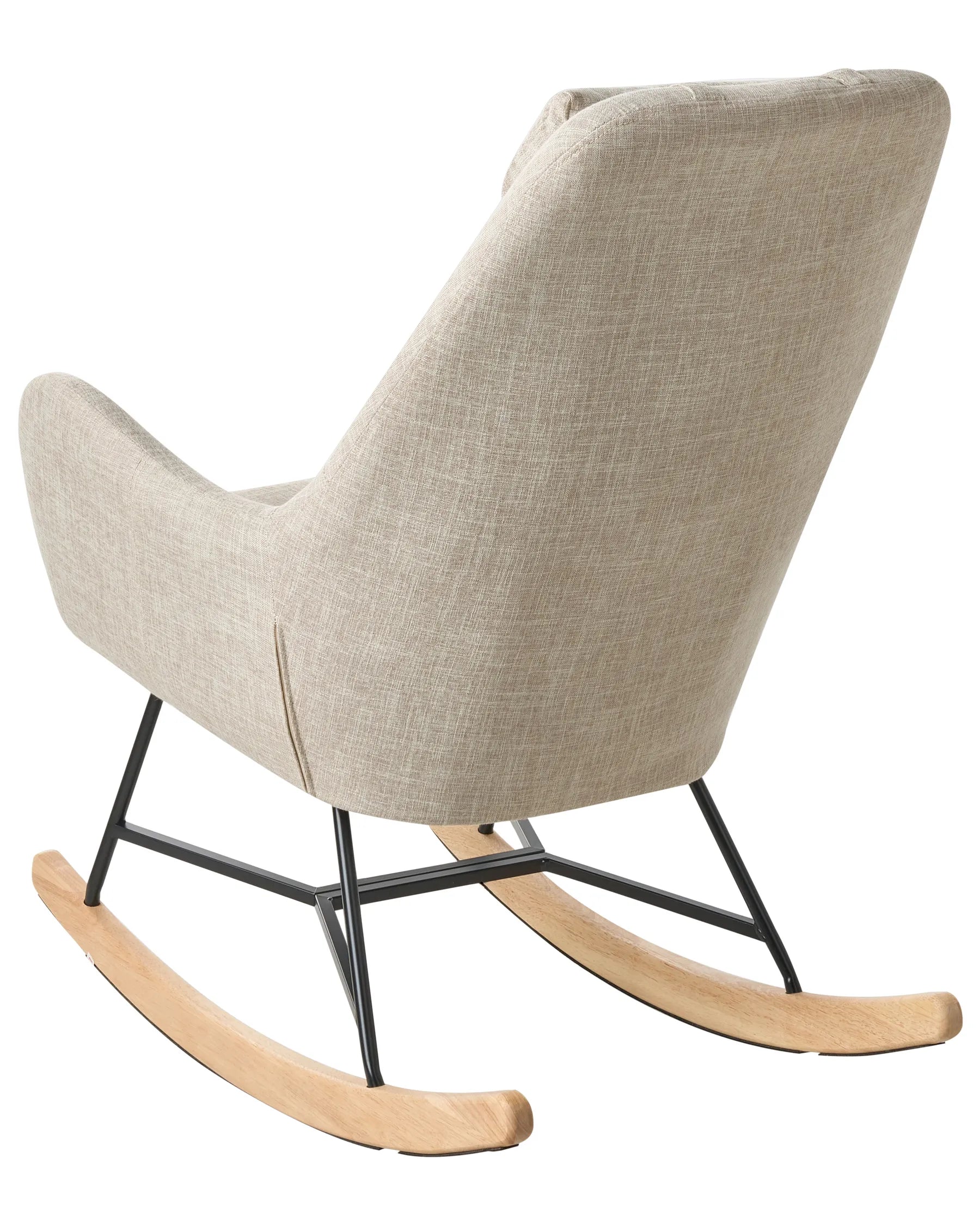 Rocking Chair ARRIE Fabric Light Beige