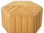 Pouffe MURIETTA Velvet Mustard