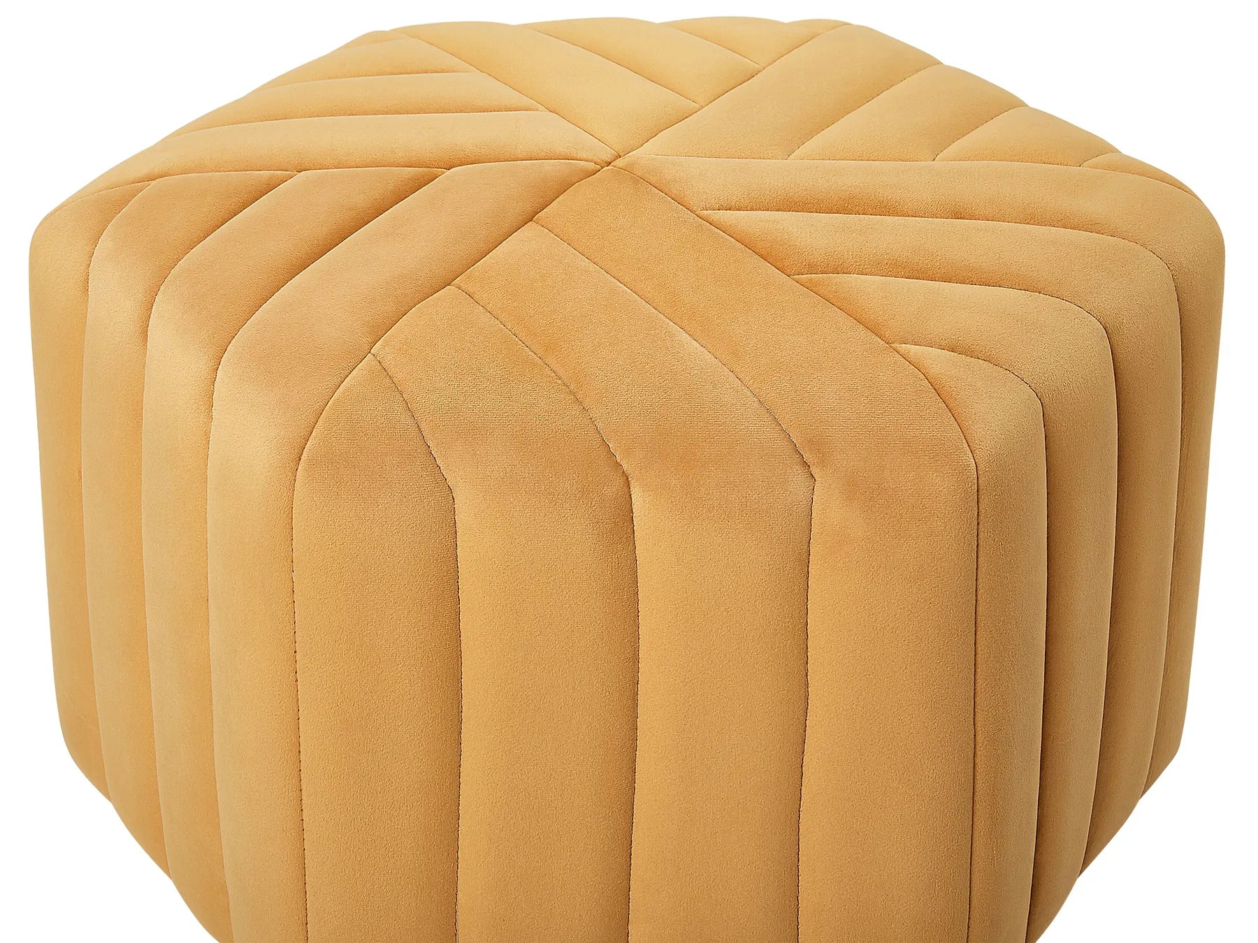 Pouffe MURIETTA Velvet Mustard