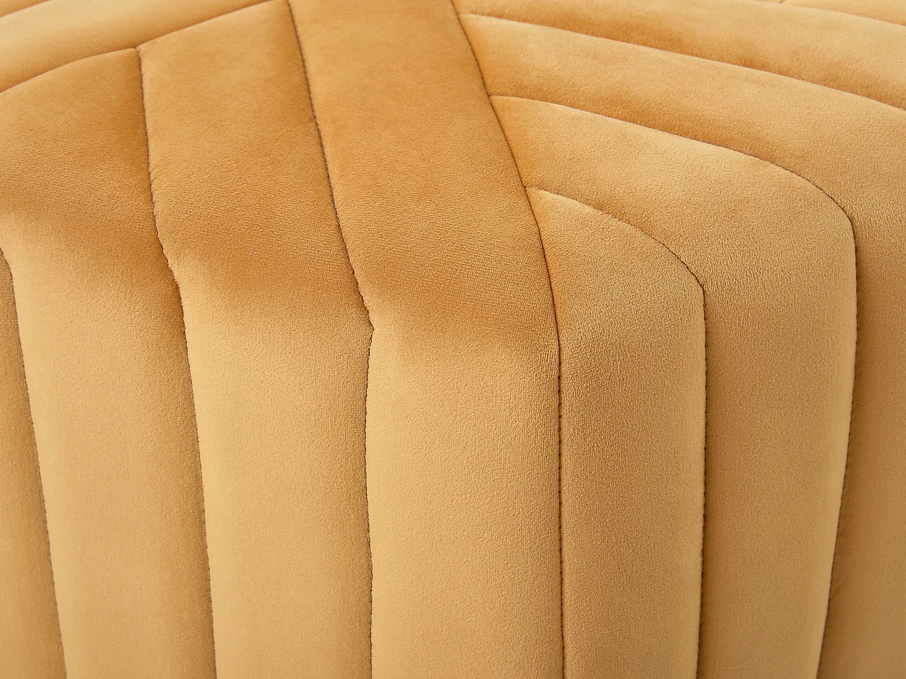 Pouffe MURIETTA Velvet Mustard