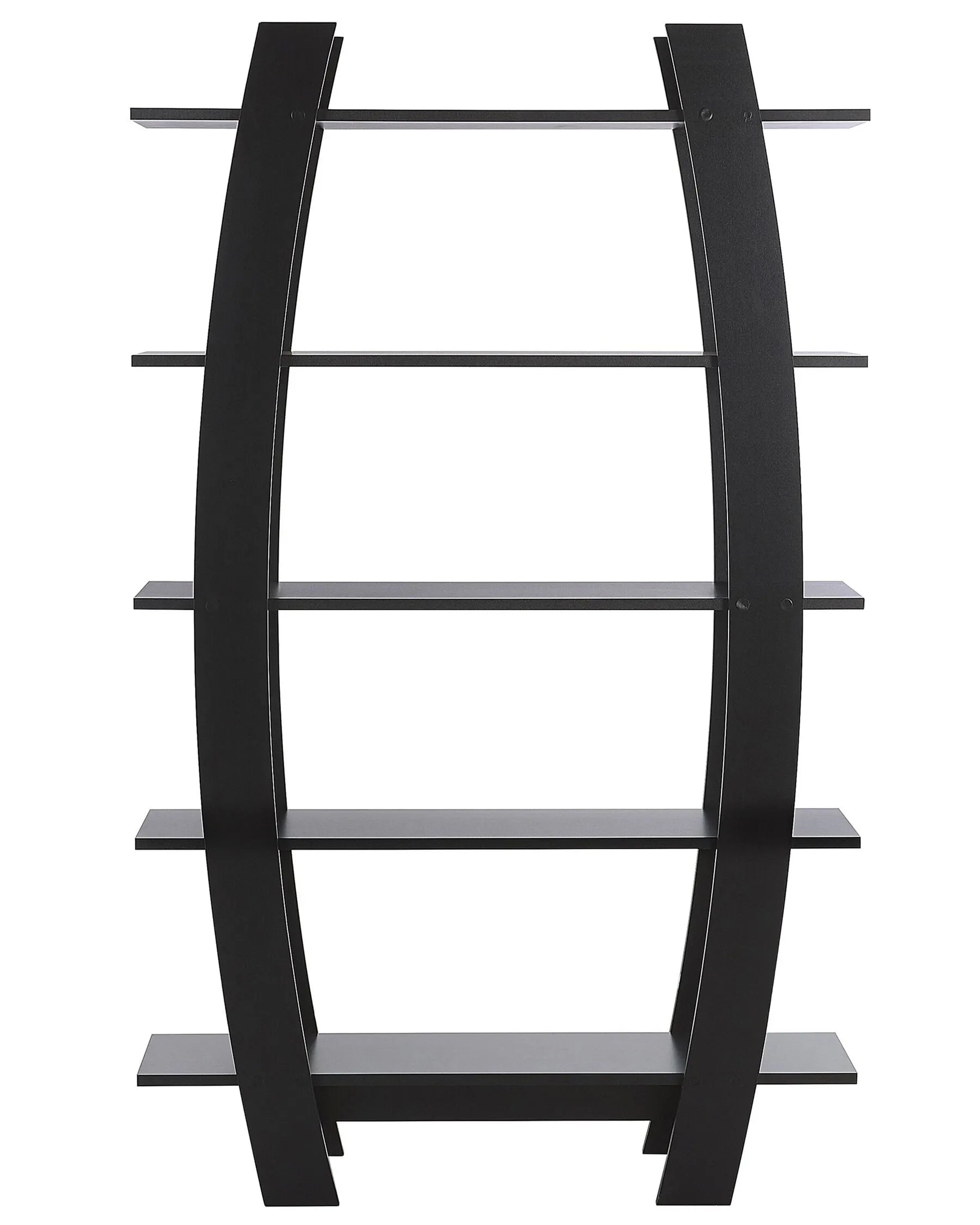 5 Tier Shelving Unit KENER 180 cm Black