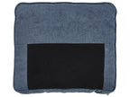 Sofa 3 Seater AVESTA Fabric Dark Blue with Ottoman