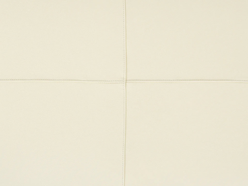 Ottoman OSLO Leather Light Beige