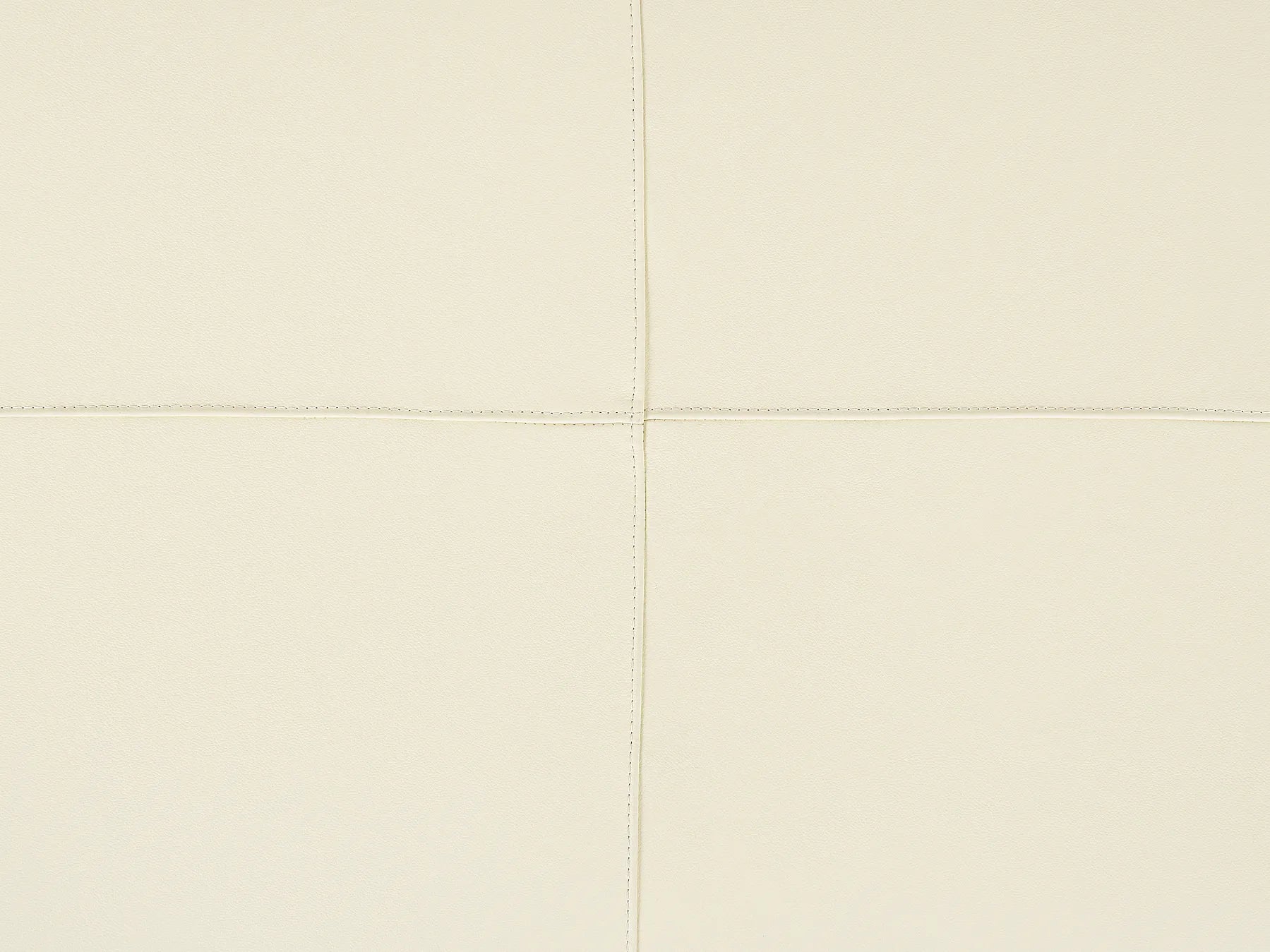 Ottoman OSLO Leather Light Beige