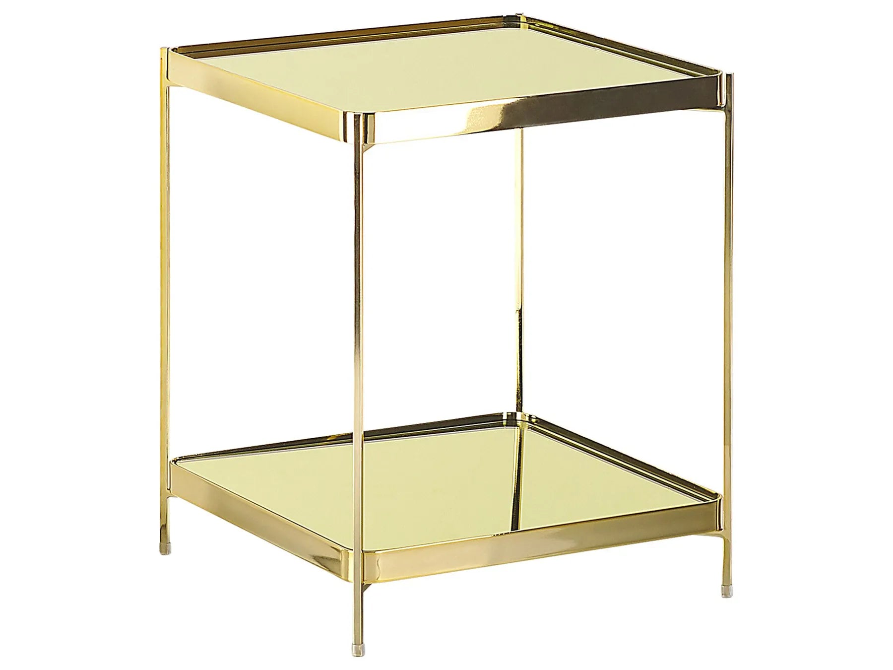 Side Table ALSEA Tempered Glass Gold