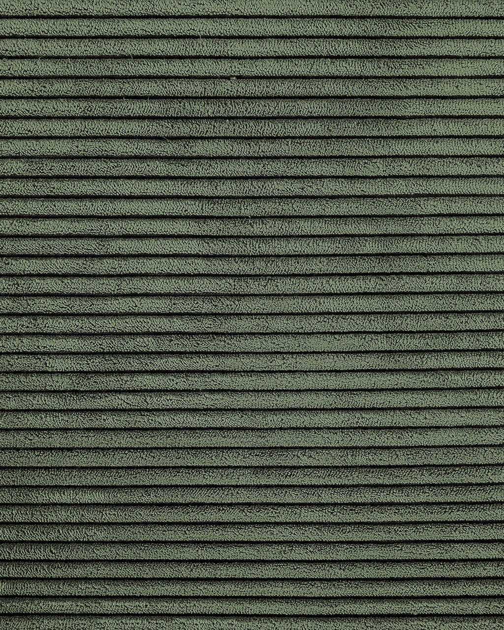 1 Drawer Bedside Table EUROSTAR Corduroy Dark Green