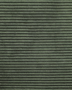 1 Drawer Bedside Table EUROSTAR Corduroy Dark Green