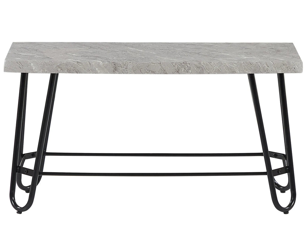 Dining Set KEMPTON Light Grey 4 Seater