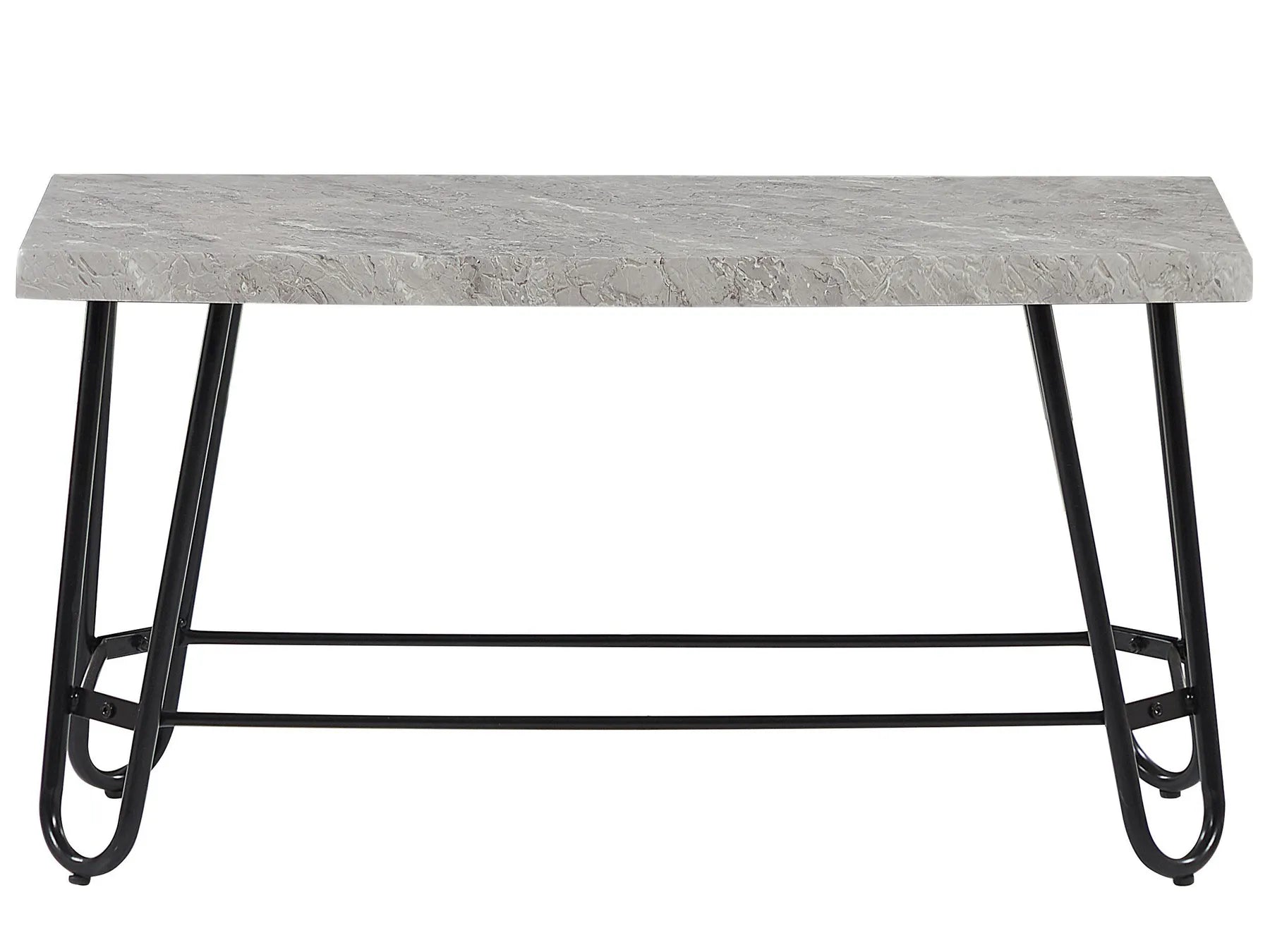 Dining Set KEMPTON Light Grey 4 Seater