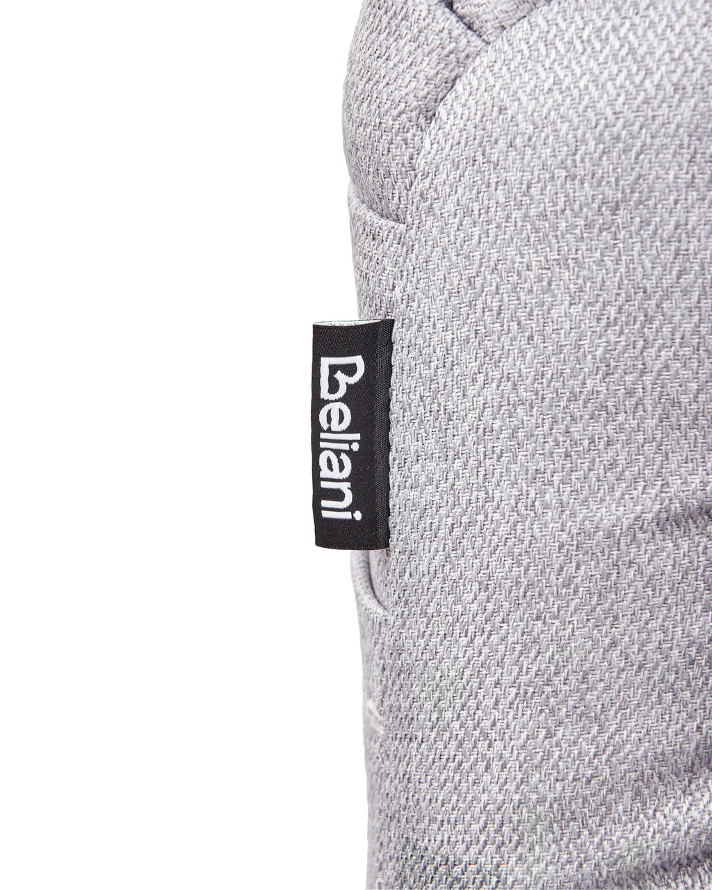 Recliner Chair OLAND with Footstool Fabric Grey