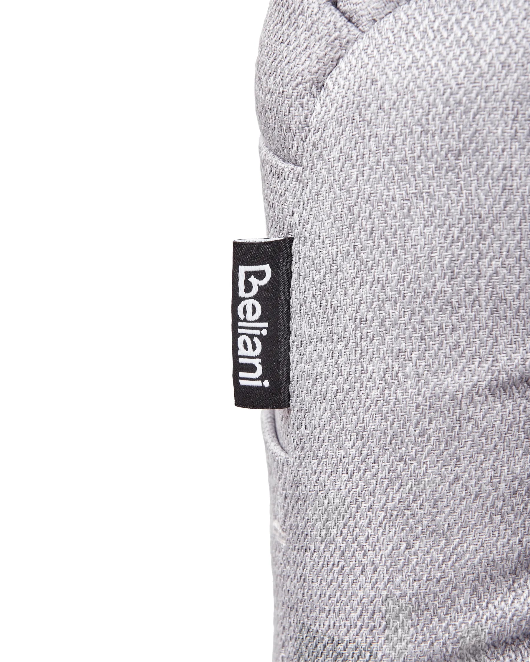 Recliner Chair OLAND with Footstool Fabric Grey