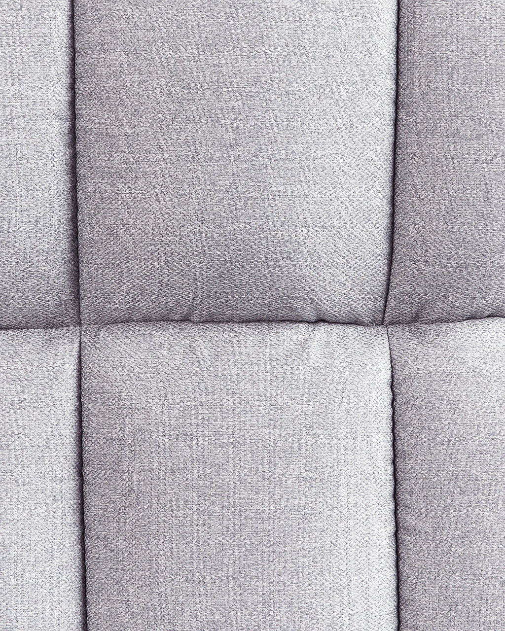 Recliner Chair OLAND with Footstool Fabric Grey