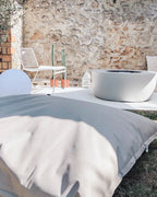 Bean Bag 300 L FUZZY 140 cm 180 cm Light Grey