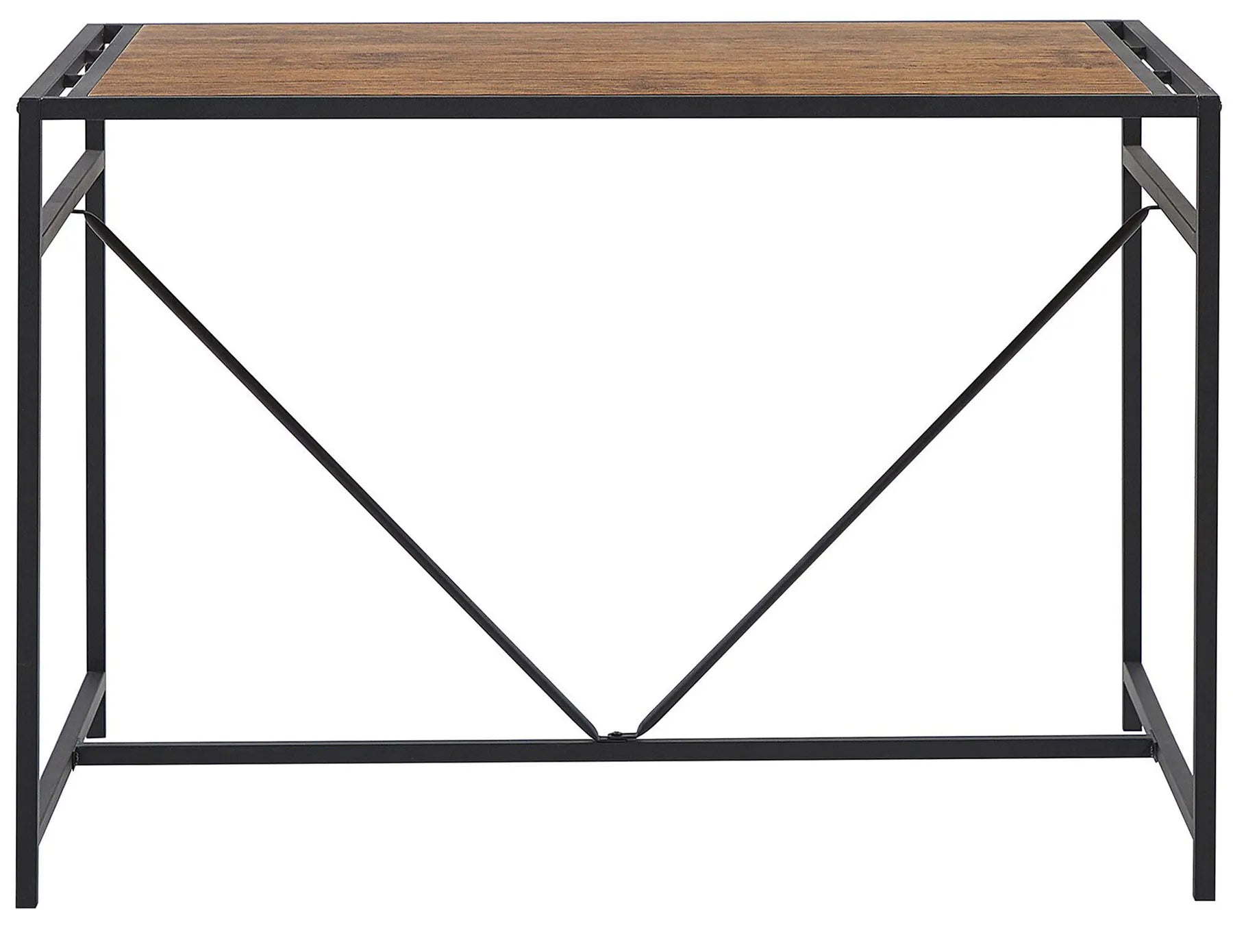 Dining Set BURTON Brown/ Black 4 Seater