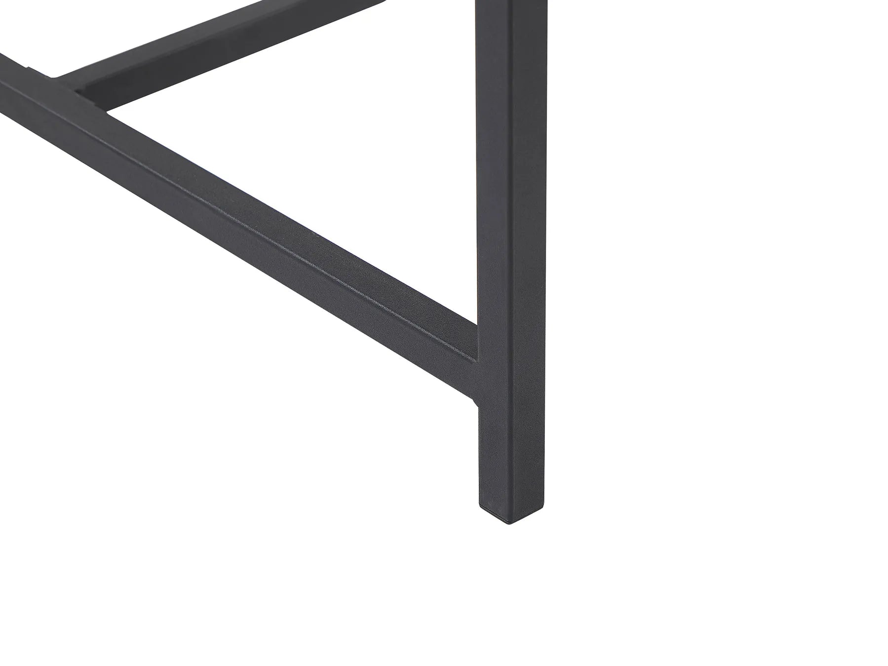 Dining Set BURTON Brown/ Black 4 Seater