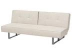Sofa Bed 3 Seater DUBLIN Fabric Light Beige