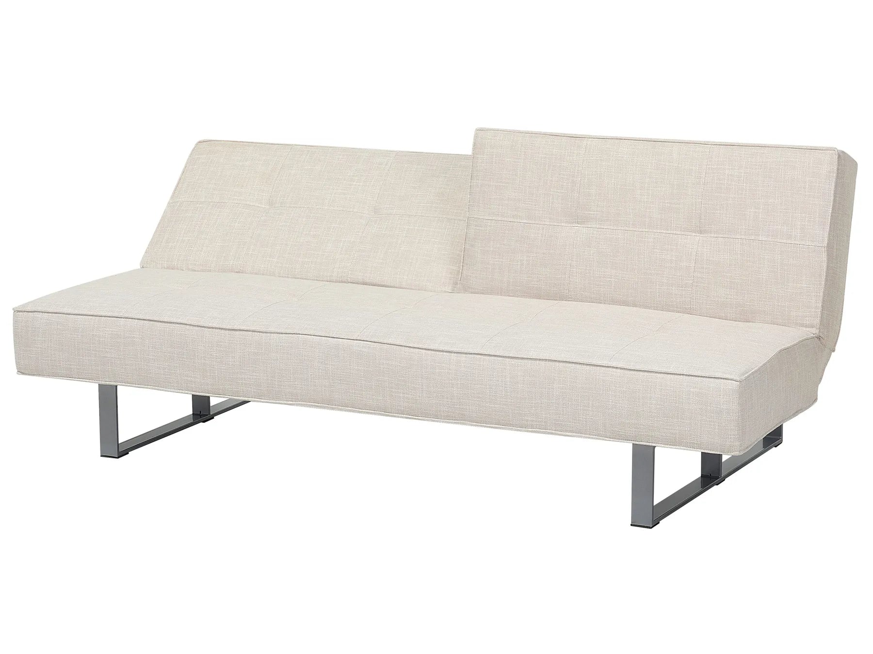 Sofa Bed 3 Seater DUBLIN Fabric Light Beige