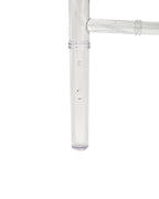 Set of 2 Dining Chairs CLARION Transparent