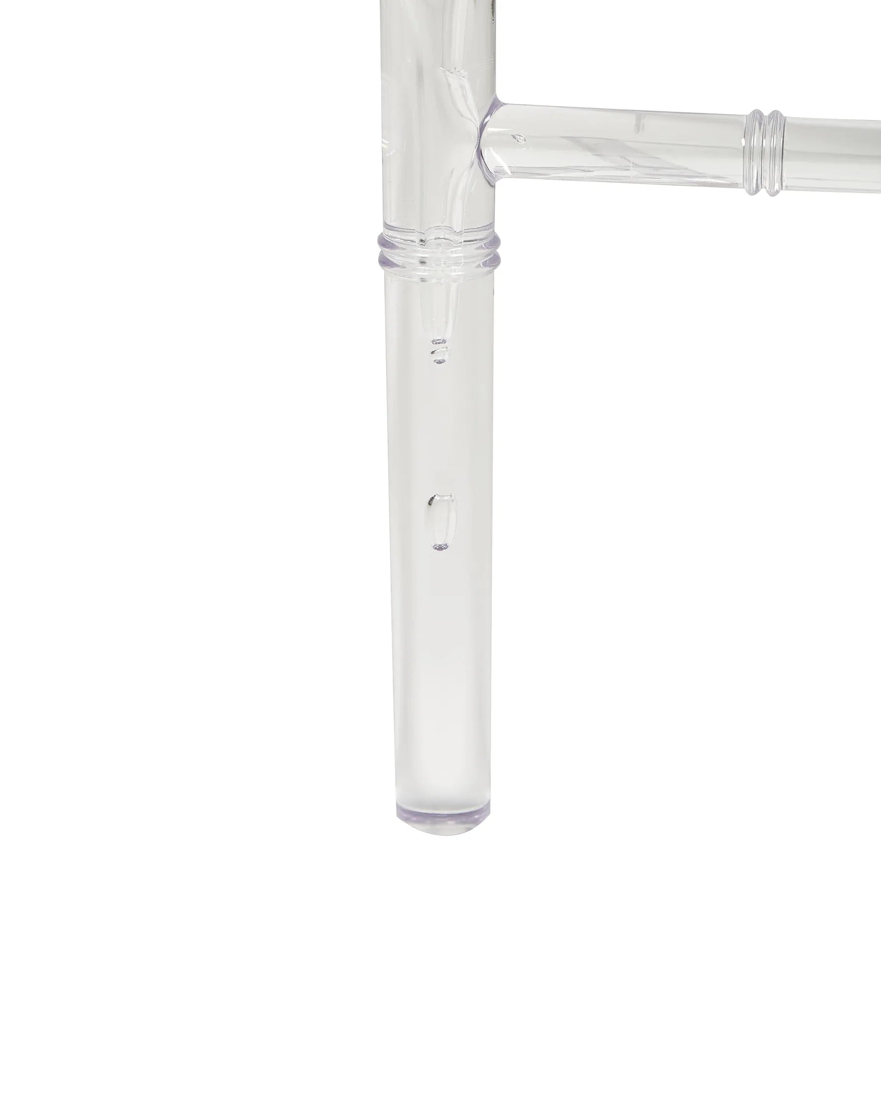 Set of 2 Dining Chairs CLARION Transparent