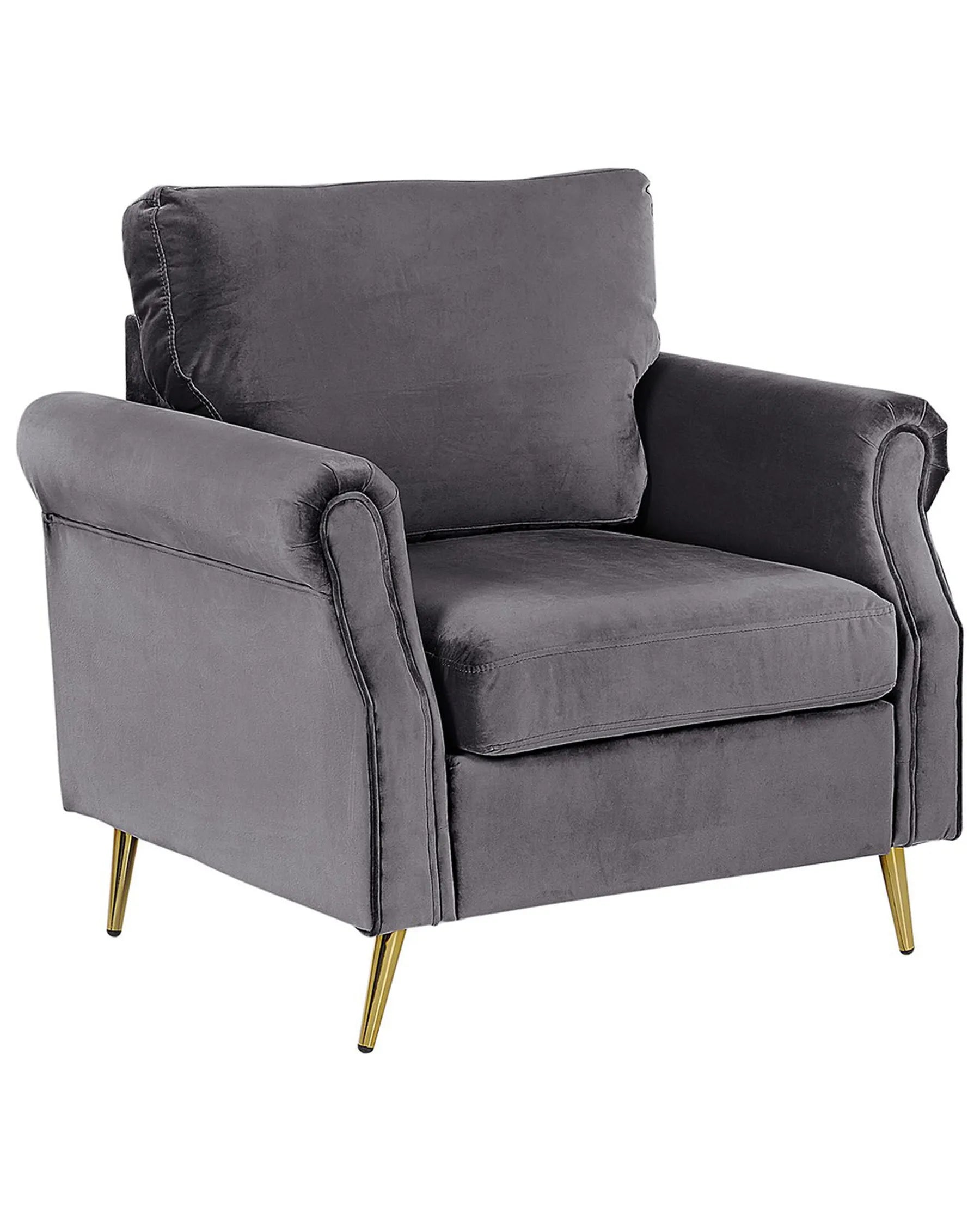 Armchair VIETAS Velvet Dark Grey