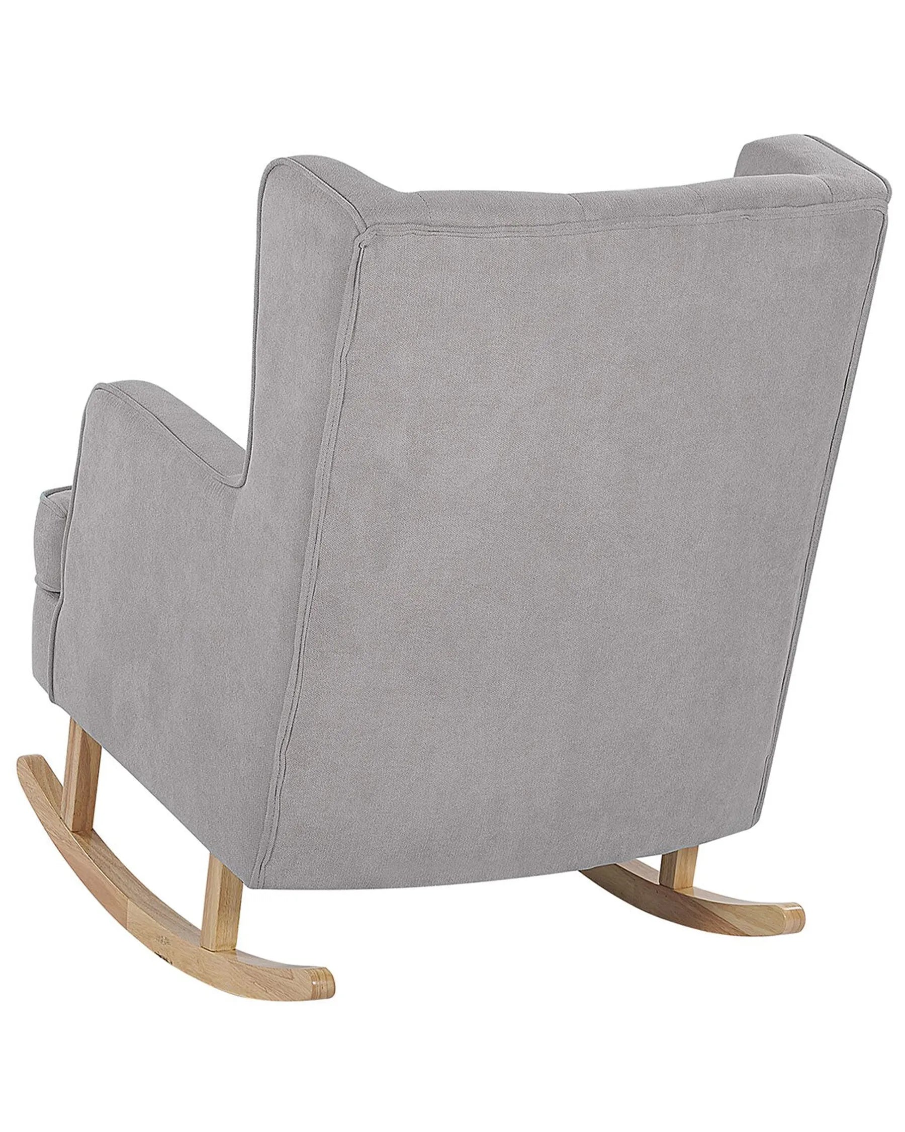 Rocking Chair TRONDHEIM Fabric Light Grey