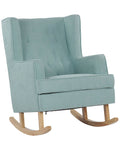 Rocking Chair TRONDHEIM Fabric Mint Green