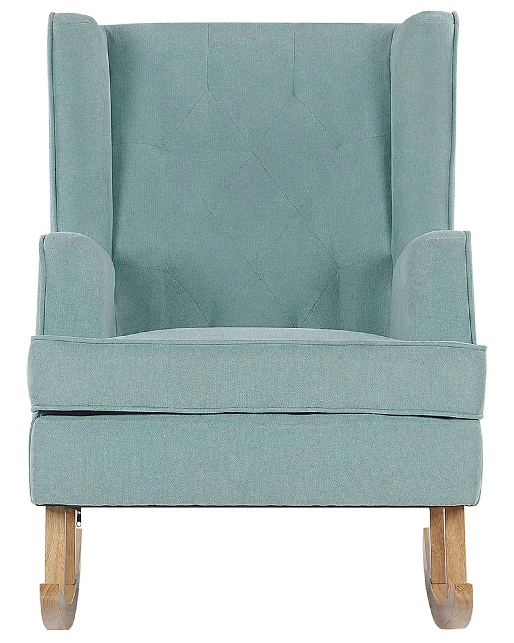 Rocking Chair TRONDHEIM Fabric Mint Green
