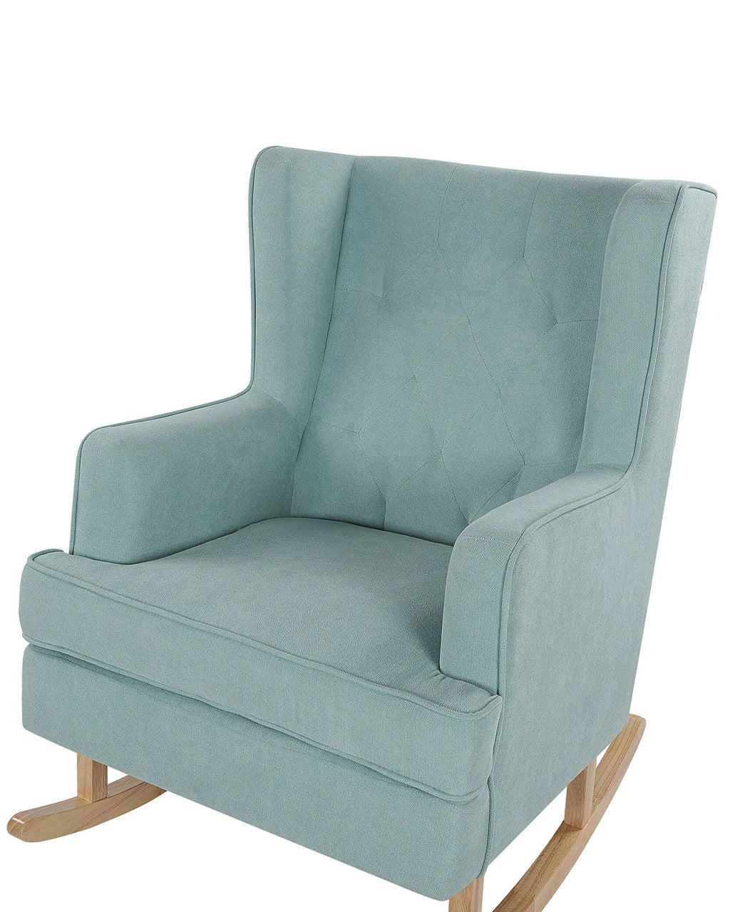 Rocking Chair TRONDHEIM Fabric Mint Green