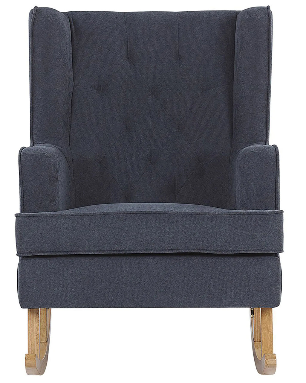 Rocking Chair TRONDHEIM Fabric Dark Grey