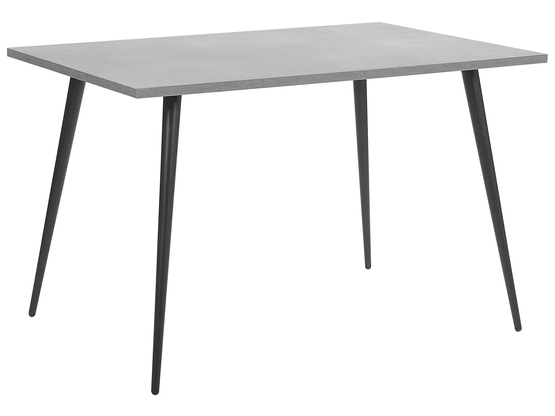 Dining Table SANTIAGO Grey Concrete Effect 120 cm 80 cm