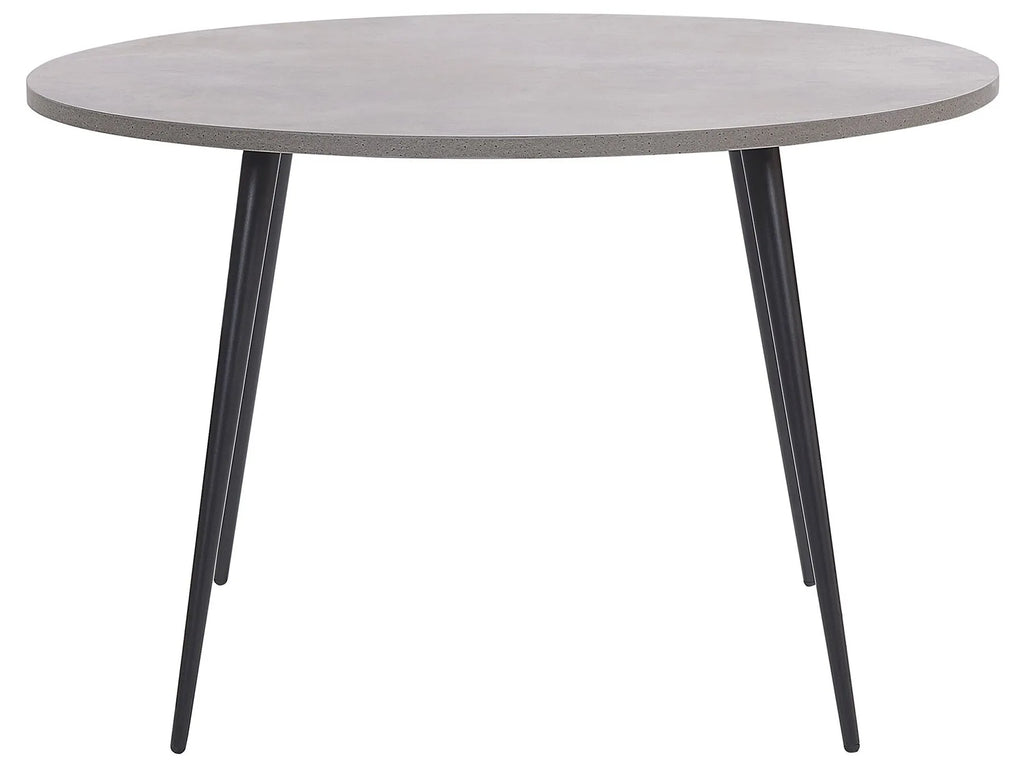 Dining Table Grey Concrete Effect 120 cm 120 cm