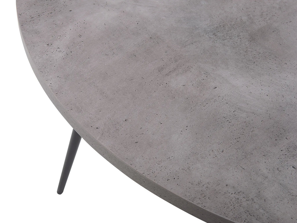 Dining Table Grey Concrete Effect 120 cm 120 cm