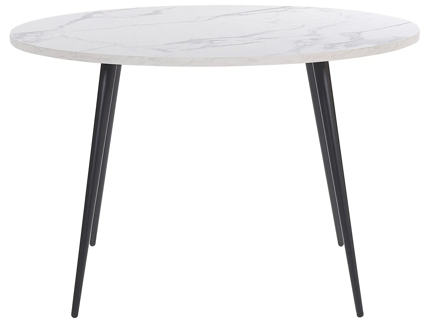 Dining Table ODEON White Marble 120 cm 120 cm