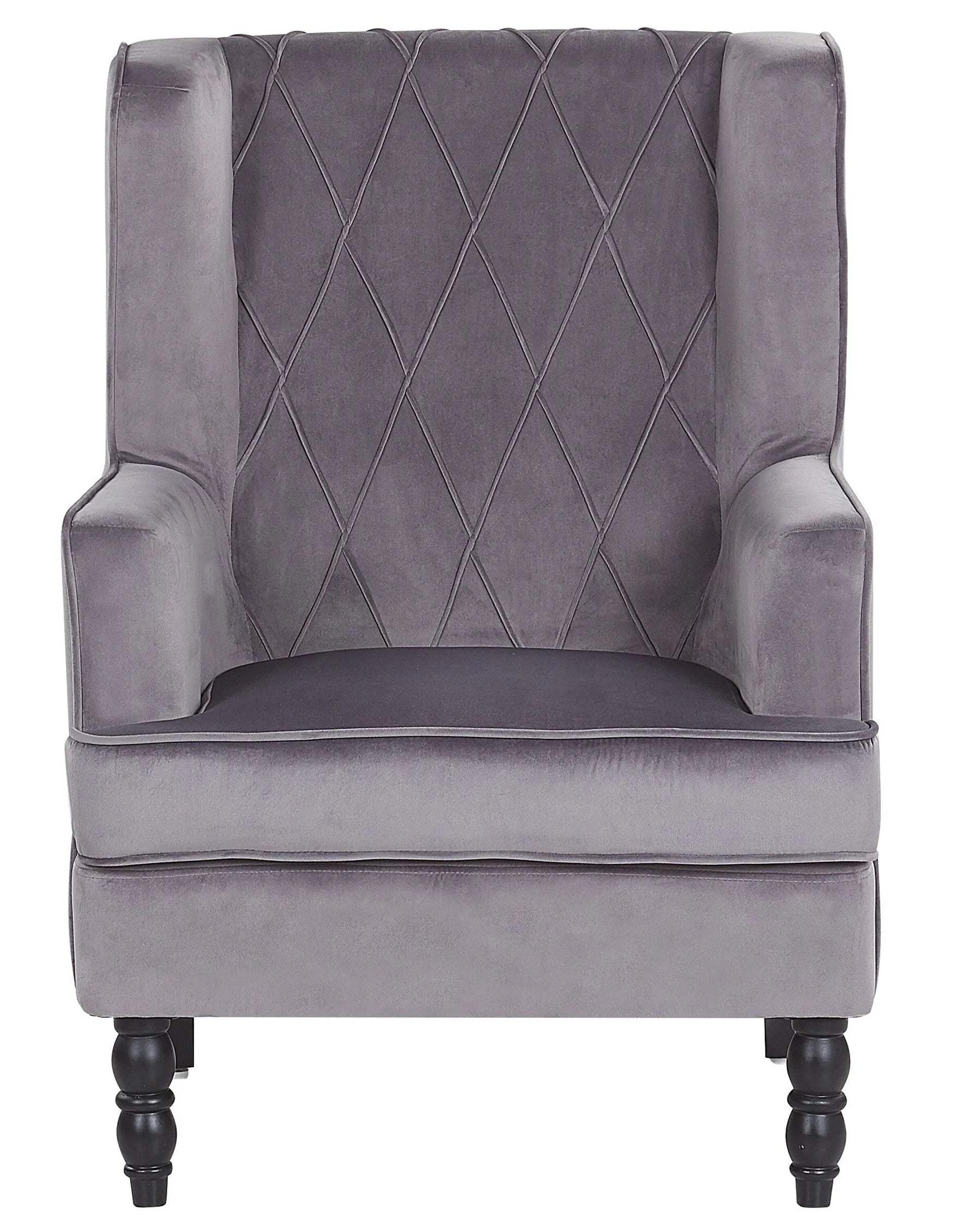 Armchair SANDSET Velvet Grey