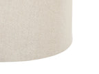 Kids Storage Pouffe APACHE Faux Linen Beige