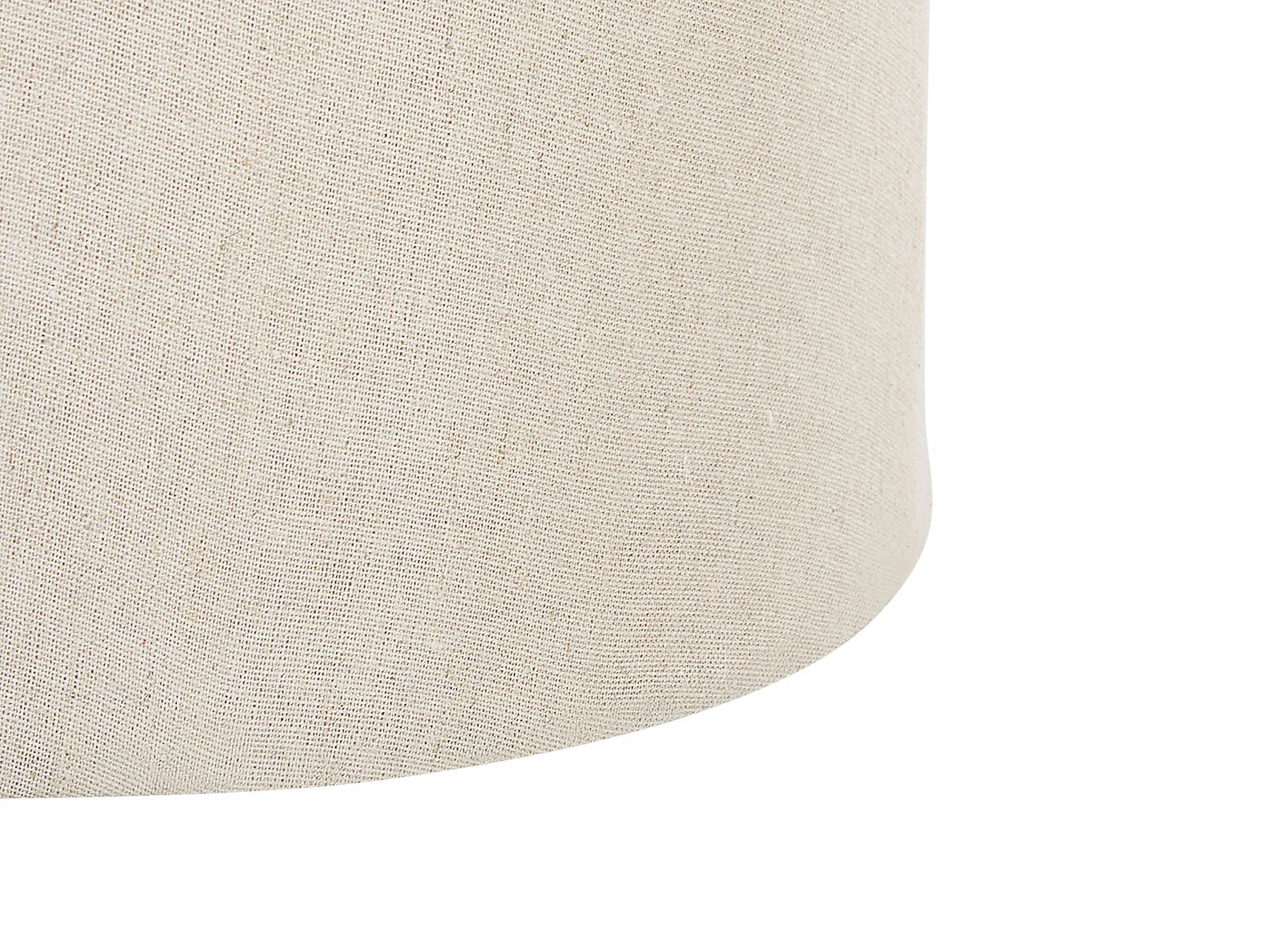 Kids Storage Pouffe APACHE Faux Linen Beige