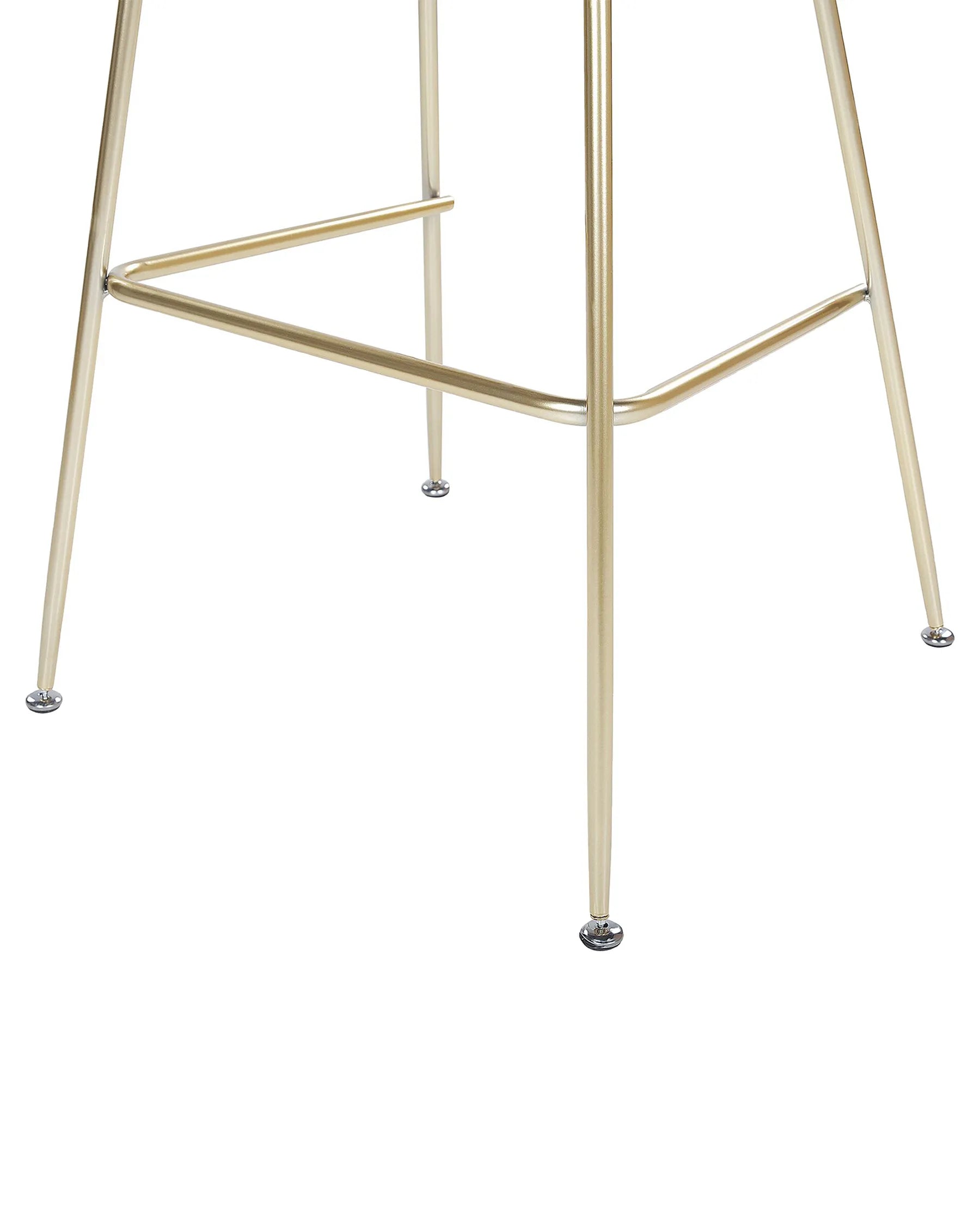 Set of 2 Bar Chairs ARCOLA Velvet Emerald Green