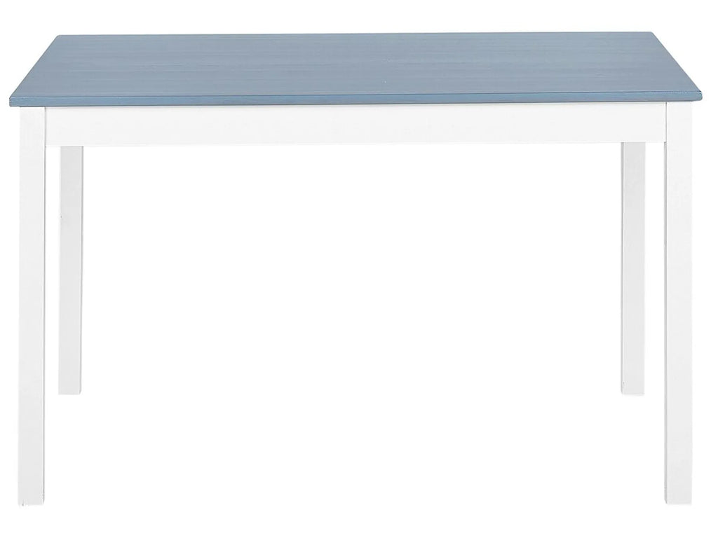 Dining Set MOANA Pine Wood White 4 Seater