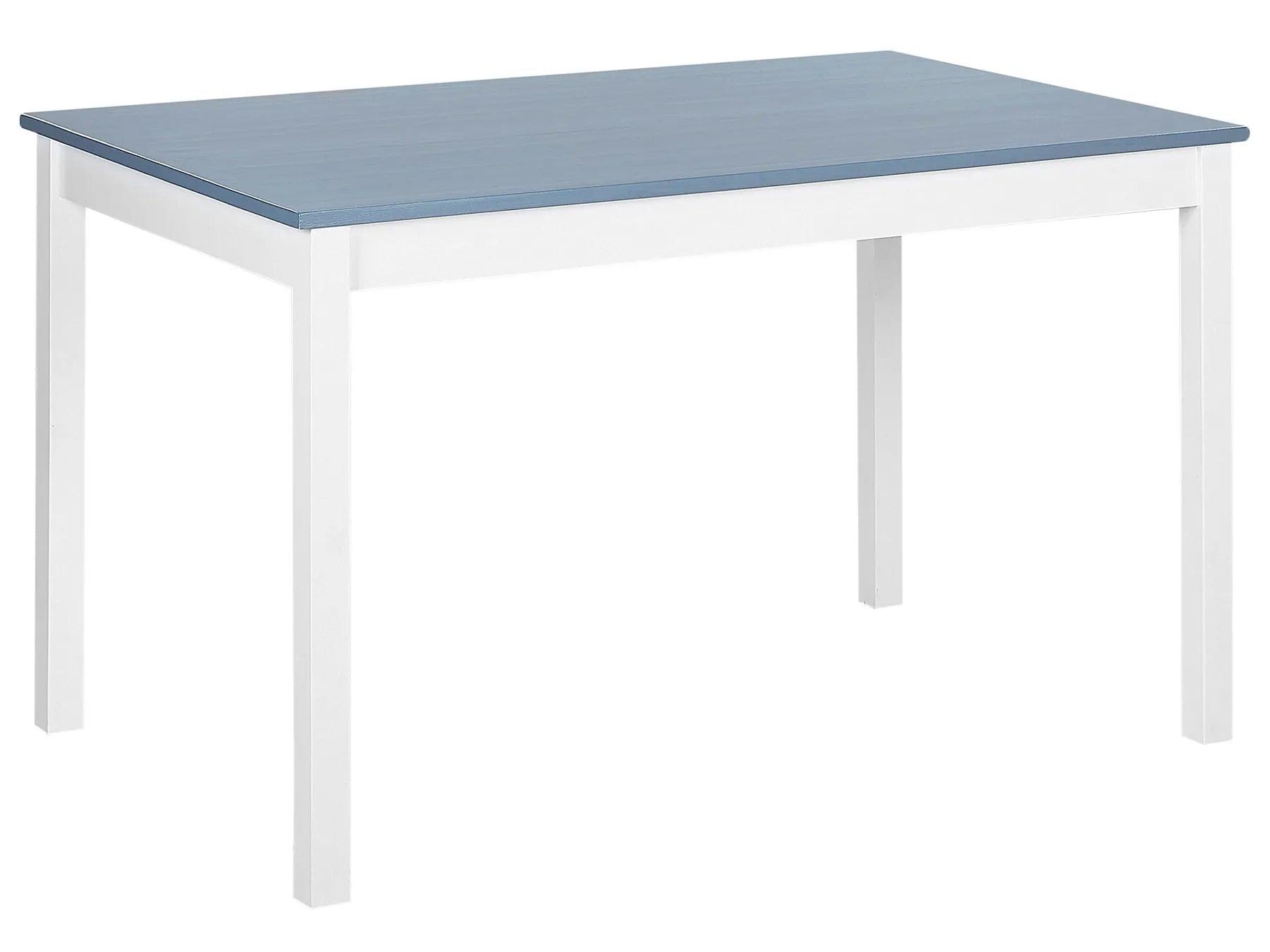 Dining Set MOANA Pine Wood White 4 Seater