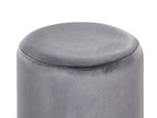 Pouffe BRIGITTE Velvet Grey