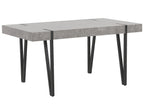 Dining Table ADENA Grey Concrete Effect 150 cm 90 cm