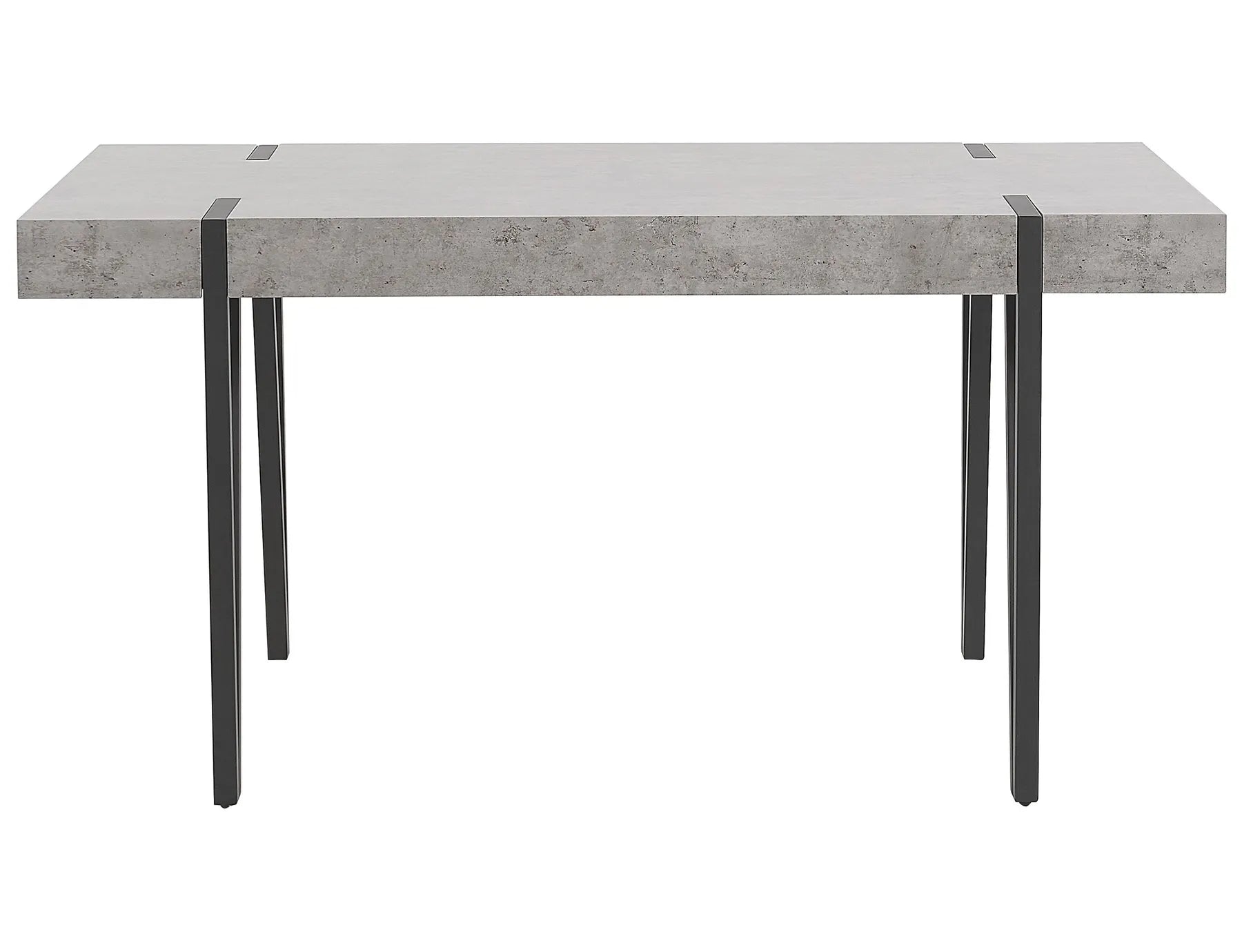 Dining Table Grey Concrete Effect 150 cm 90 cm