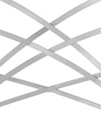 Set of 2 Dining Chairs GIRARD Metal Silver