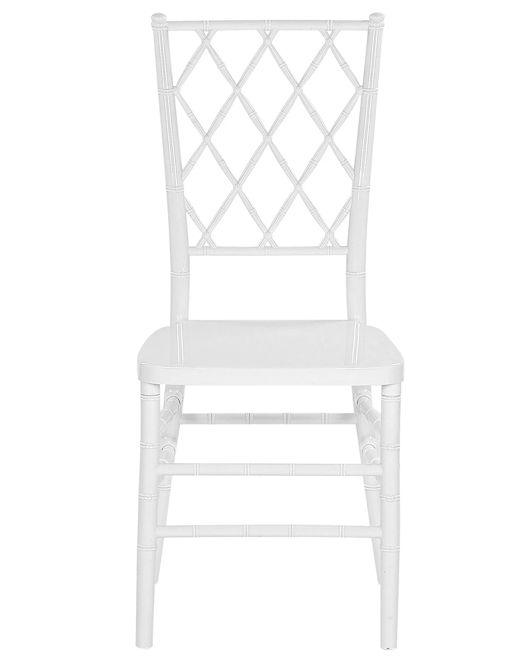 Set of 2 Dining Chairs CLARION White