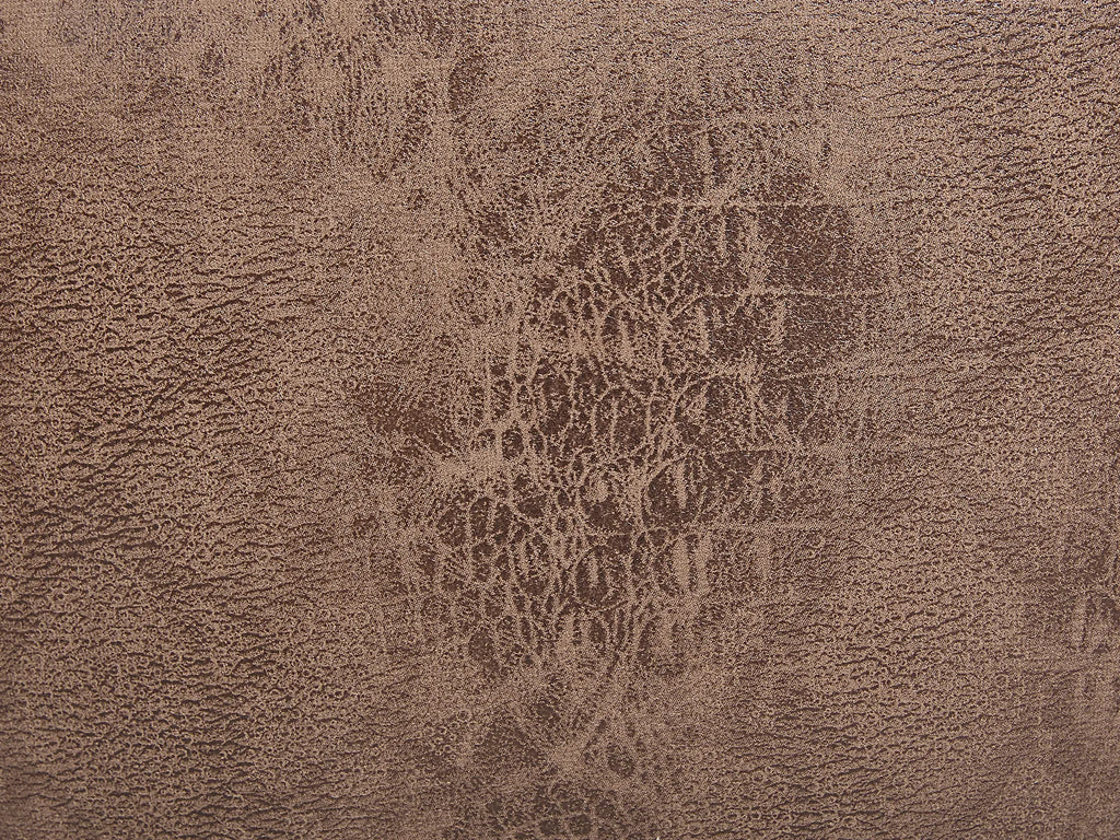 Animal Stool HORSE Faux Leather Light Brown