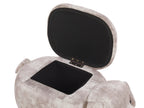Storage Animal Stool DOGGY Velvet Beige